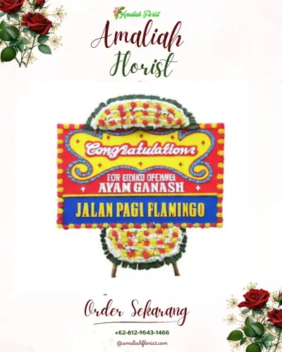 Bunga Papan Congratulation di Mangunrejo